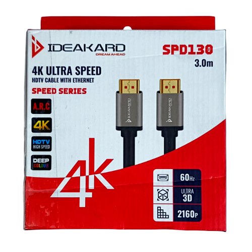 HDMI CALBLE 4K QUALITY ULTRA SPEED IDEAKARD SPD13O (3.0MTR) - Image 4